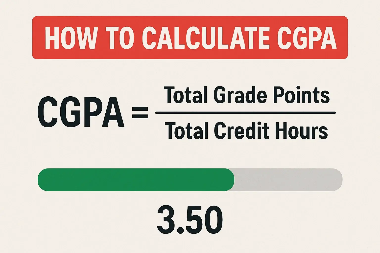 How to calculate CGPA in 2025